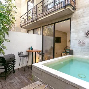 With Private Plunge Pool At Madara Earth 1 Apartamento Tulum